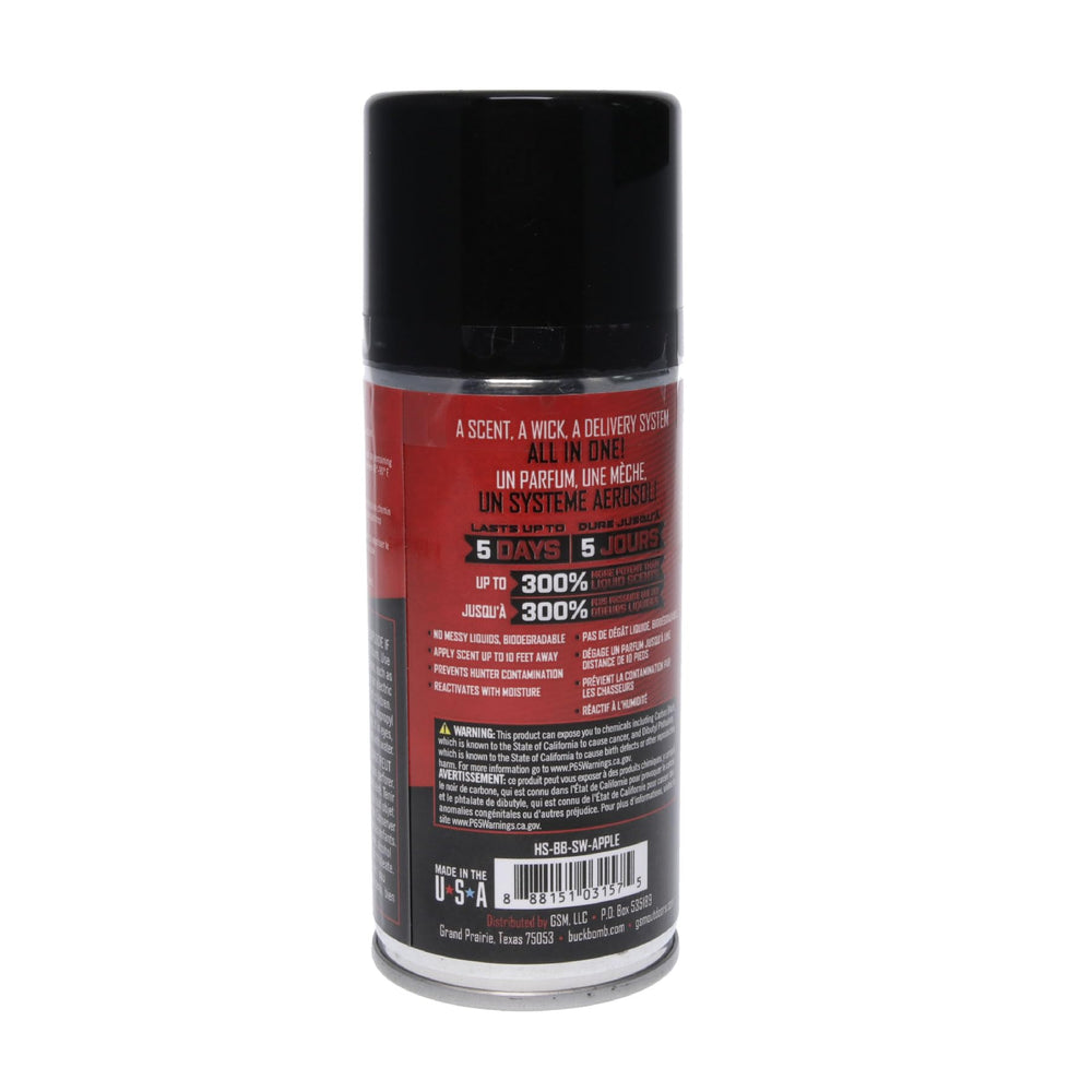 Buck Bomb Scent Web foam string stays mess-free for clean field use.