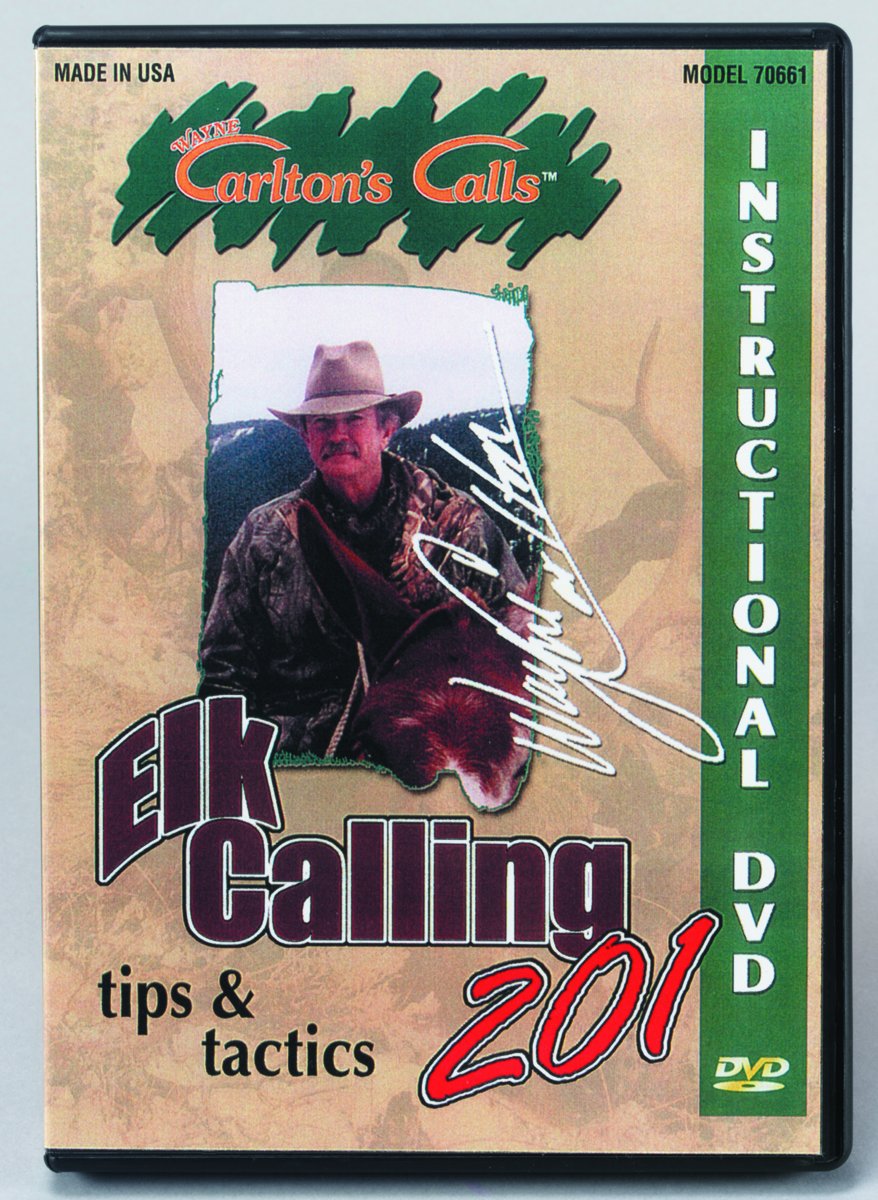 Hunters Specialties Calling 201 Elk Hunt DVD cover with elk calling tips for practical hunting prep.