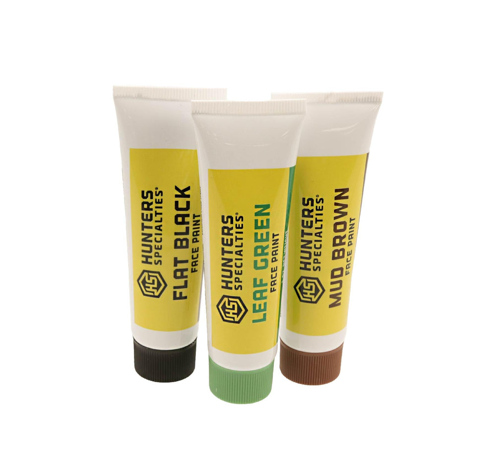 Hunters Specialties camo creme tube in mud brown for dusk concealment and seamless blending