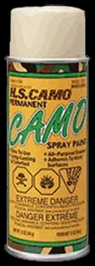 Hunters Specialties camo spray paint Marsh Grass Tan enhances camouflage in wet environments