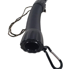 Hunters Specialties carabiner clip keeps the call secure on pack or belt.