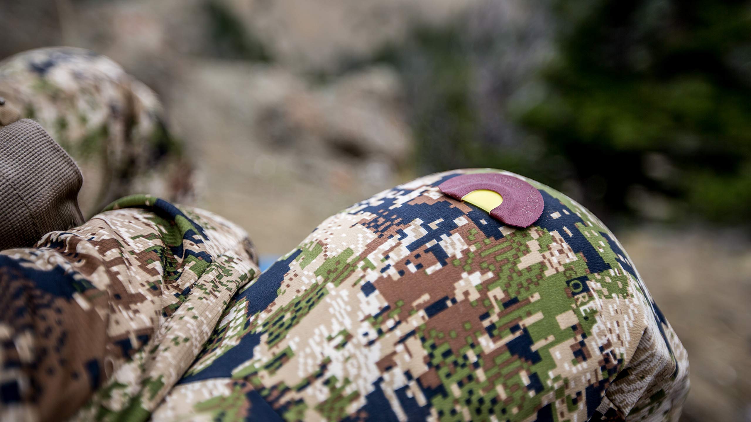 Carlton's elk diaphragm call in use demonstrating realistic cow elk tones in the field