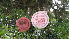 Hunters Specialties wafer pinned to clothing for discreet scent control