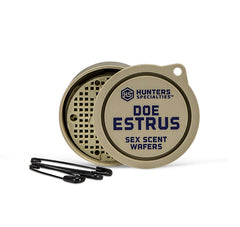 Hunters Specialties cover scent wafers worn or hung to mask human odor for deer