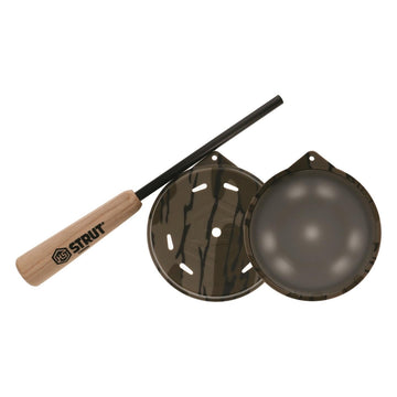 Hunters Specialties Cutt'R slate turkey call in Mossy Oak Bottomland for soft clucks