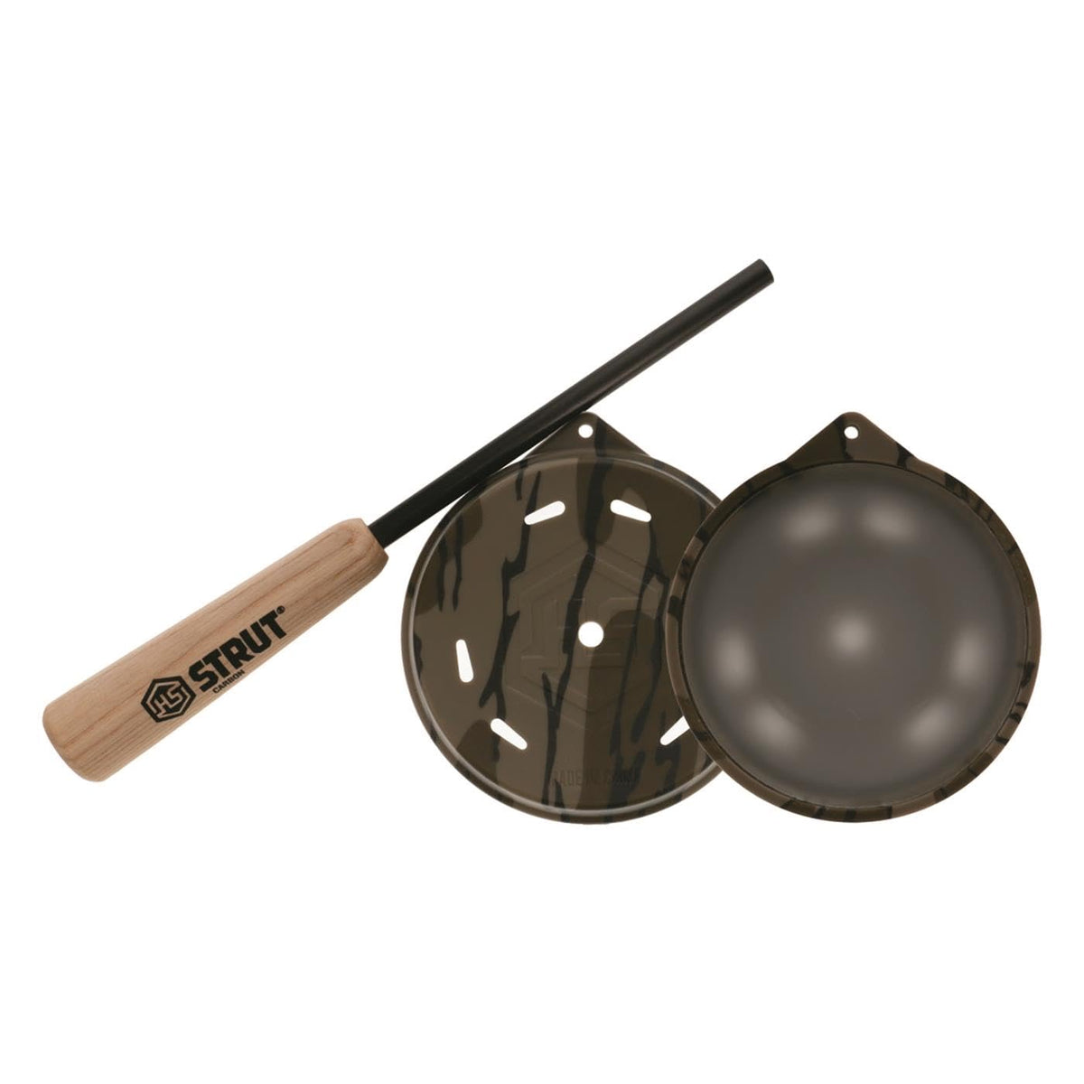 Hunters Specialties Cutt'R slate turkey call in Mossy Oak Bottomland for soft clucks
