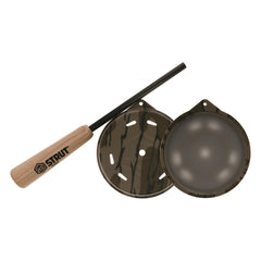 Hunters Specialties Cutt'R slate turkey call in Mossy Oak Bottomland for soft clucks