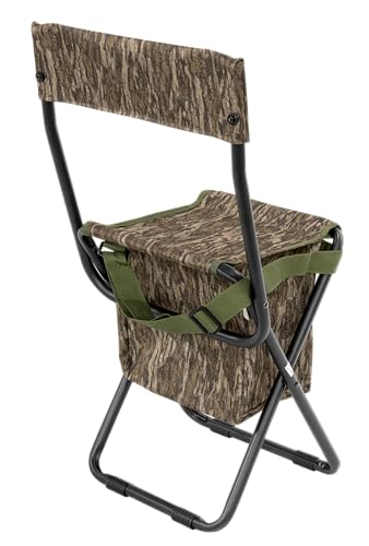 Dove Chair camouflage pattern in Mossy Oak New Bottomland blends with surroundings.