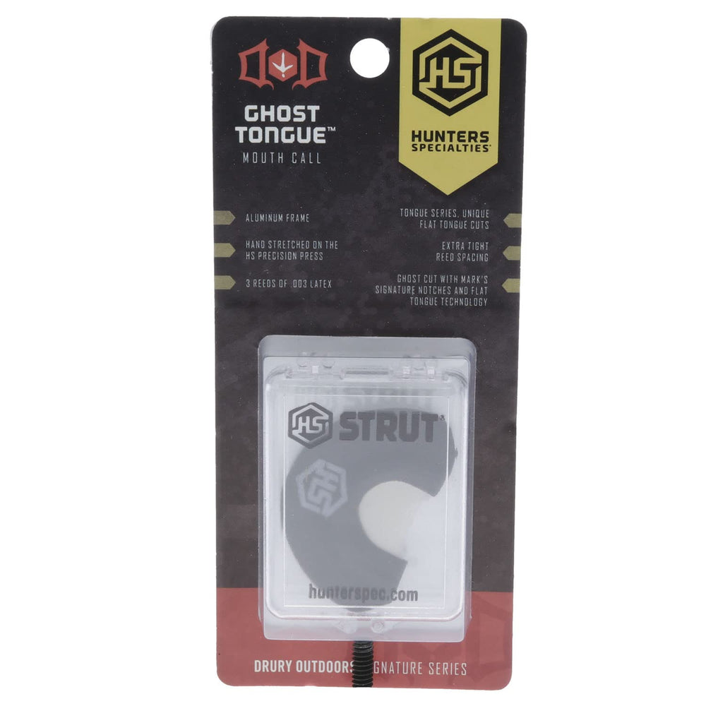 Signature notches on the Ghost Tongue mouth call for consistent performance.