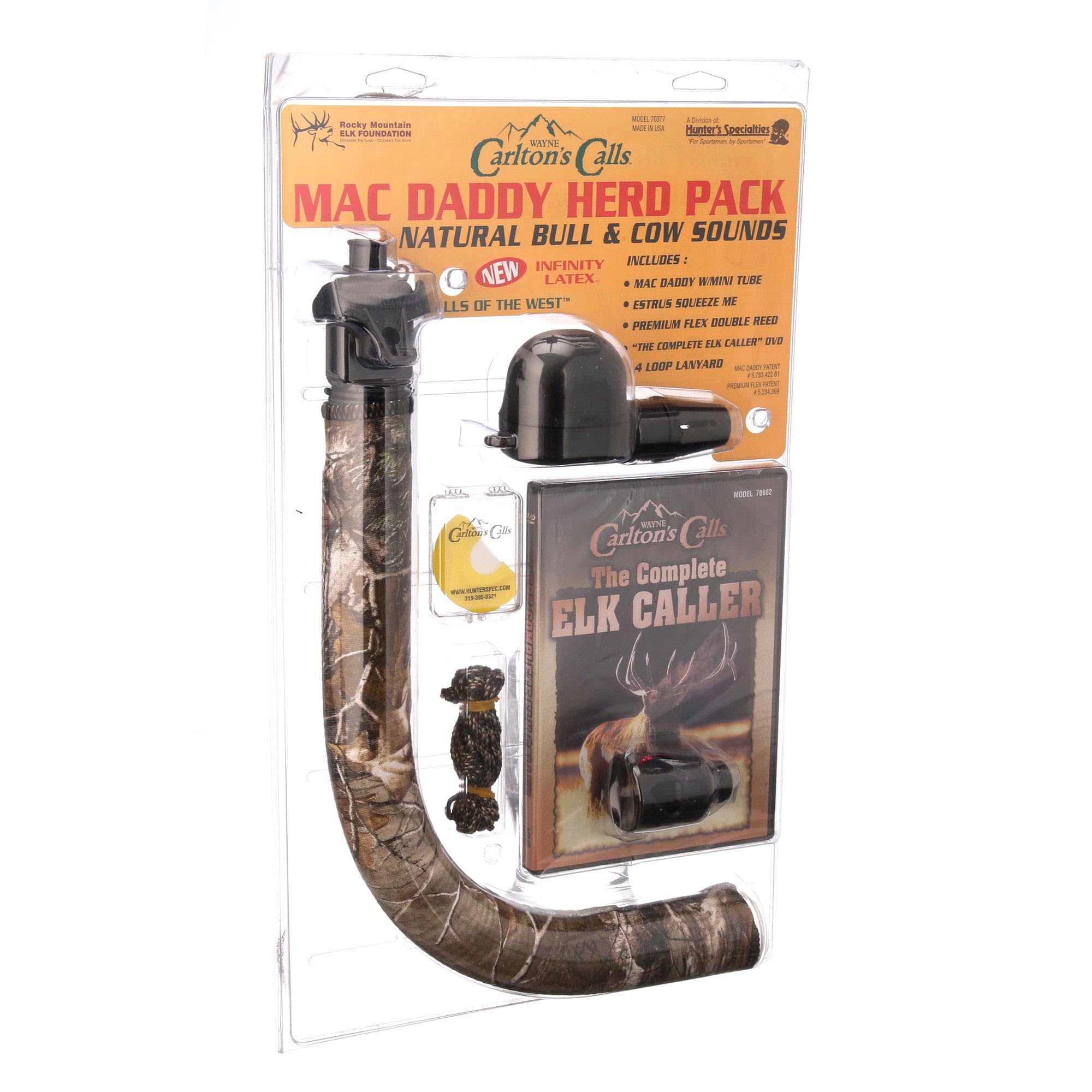 Mac Daddy Herd Pack setup showing hands-free elk calling for close-range encounters