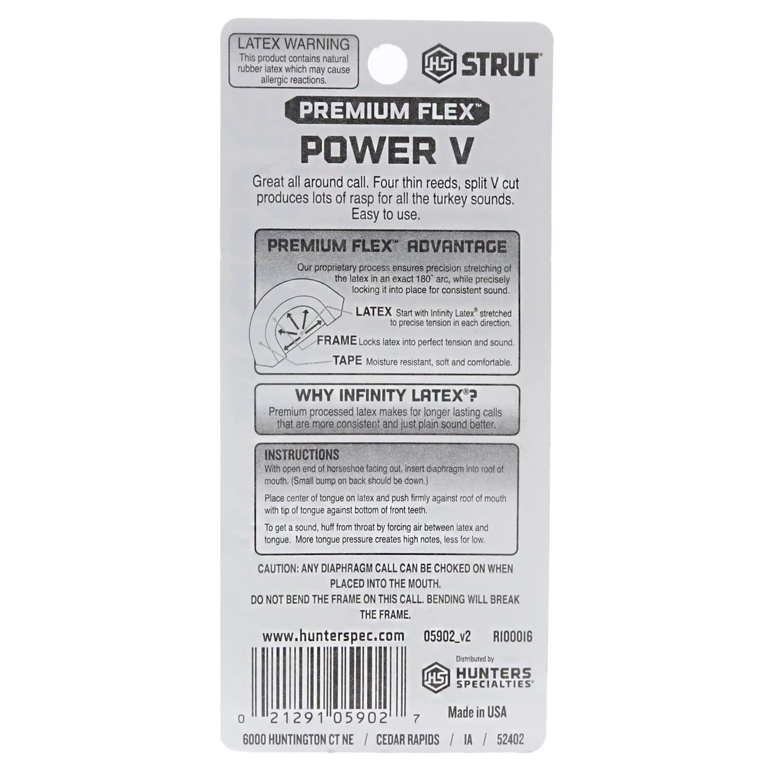 Hunters Specialties field-ready Strut Power V for successful hunts