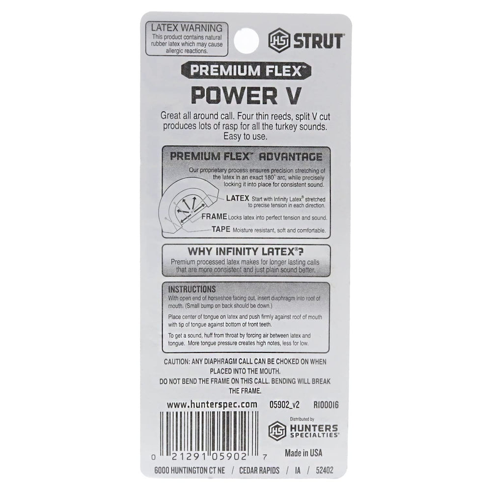 Hunters Specialties field-ready Strut Power V for successful hunts