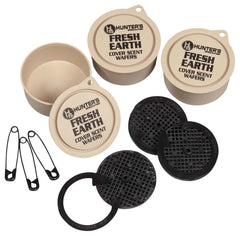 Hunters Specialties Fresh Earth Scent Wafer pack with nine wafers for scent concealment