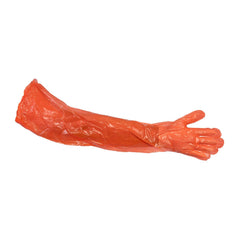 Hunters Specialties short latex gloves offer clean dry handling during field dressing steps