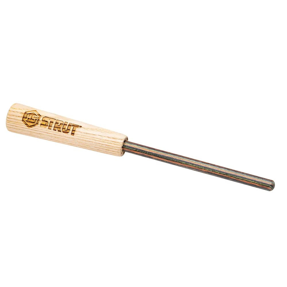 HS Strut Select Dymalux ash striker paired with glass soundboard for strong turkey attraction.