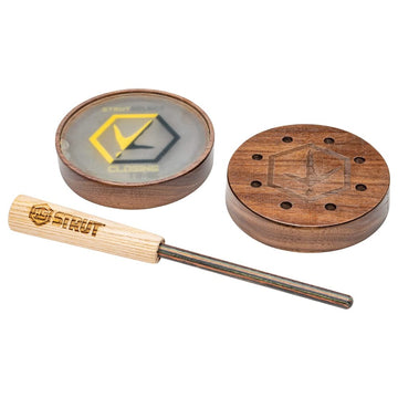Hunters Specialties HS Strut Select Closing Time pot call in walnut for authentic turkey tones.