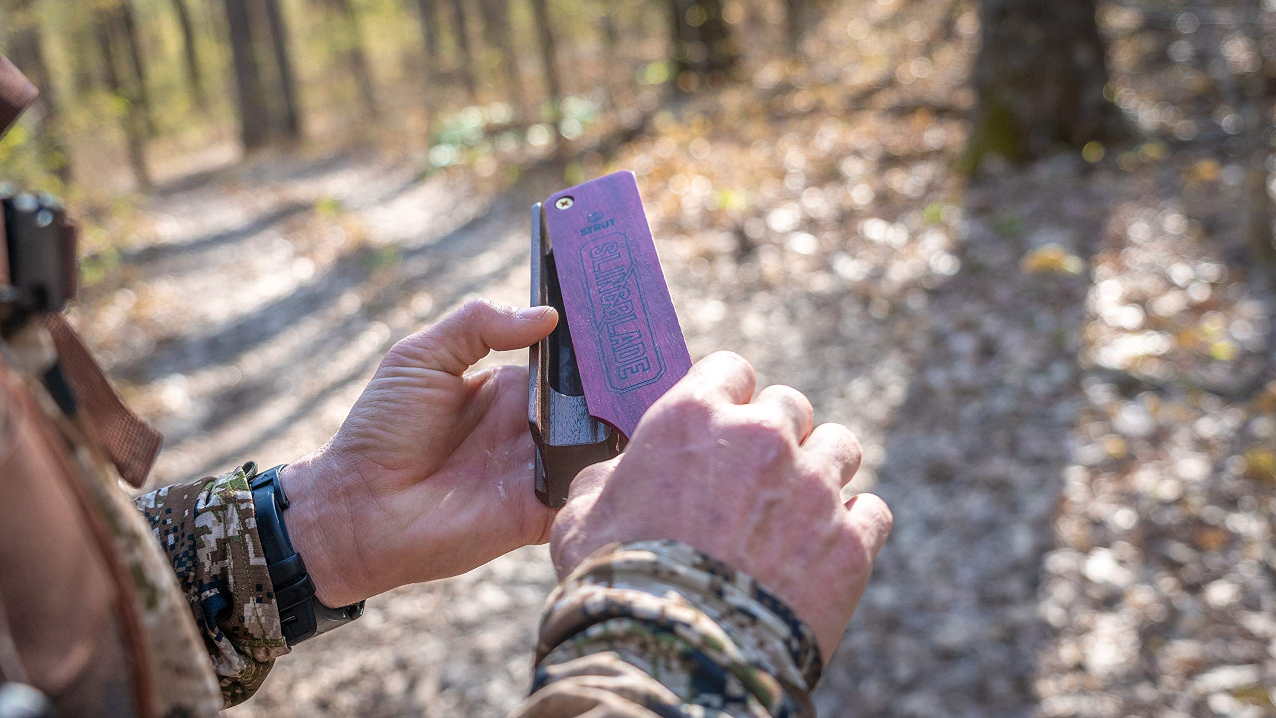 Hunters Specialties HS Strut Slingblade single-sided box call in compact design.
