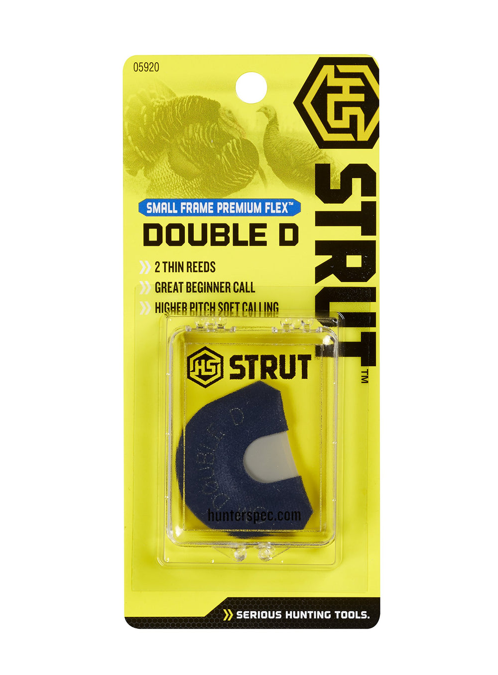 H.S. Strut diaphragm close-up with two ultra-thin reeds for high-pitched calls.