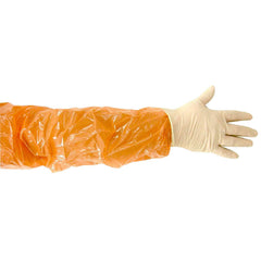 Hunters Specialties field dressing gloves: shoulder-length poly pair for extended protection and versatility
