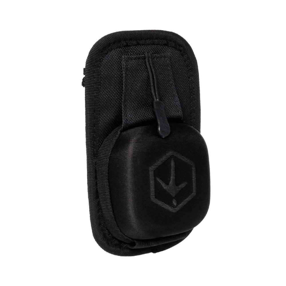 Case opened showing four mesh pockets capable of holding up to eight diaphragms