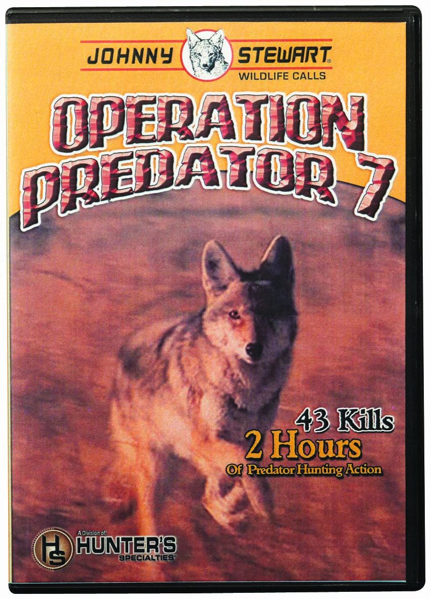 Hunters Specialties Operation Predator Volume-7 DVD cover highlighting expert coyote hunting tips for field use