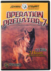 Hunters Specialties Operation Predator Volume-7 DVD cover highlighting expert coyote hunting tips for field use