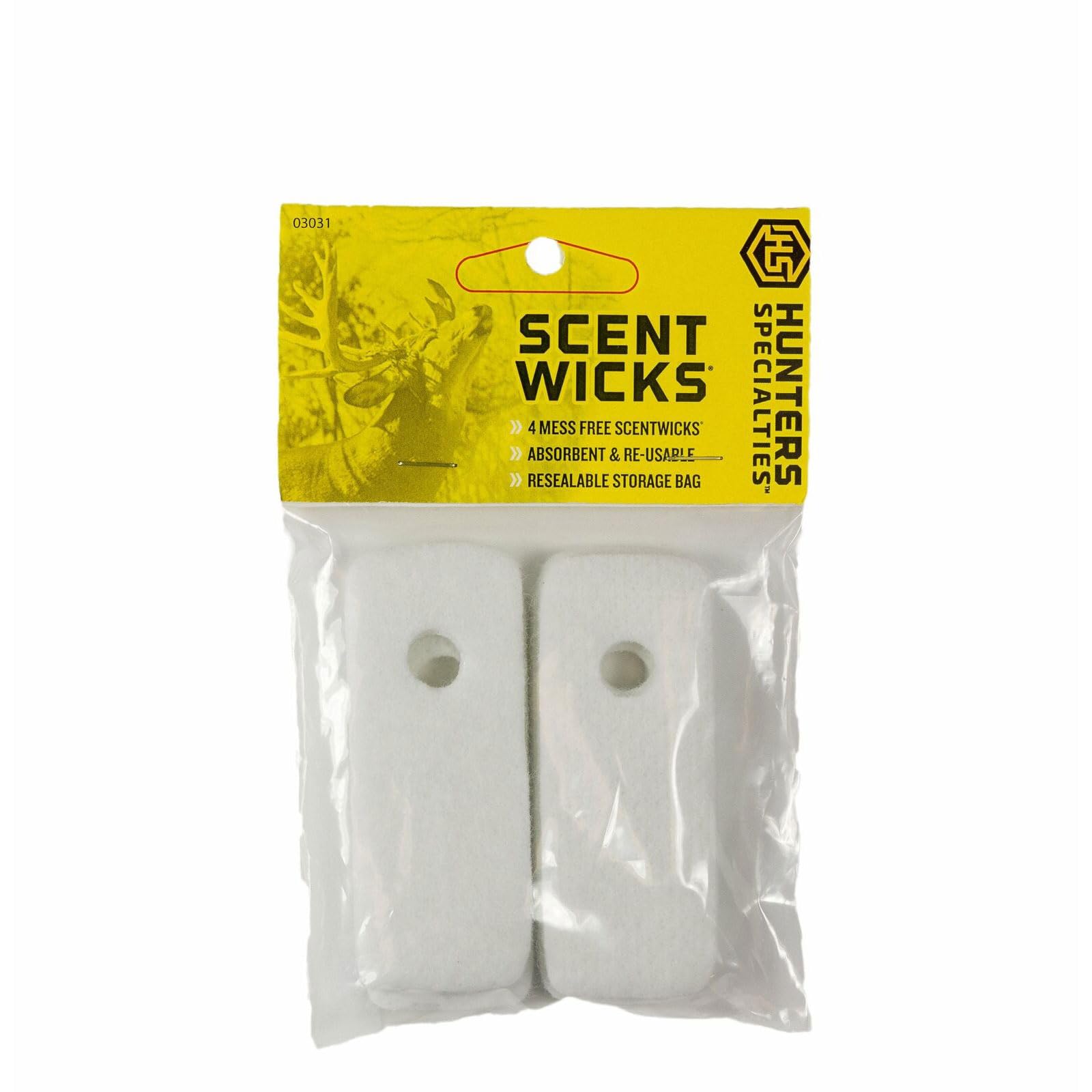 Hunters Specialties Primetime Scent Wicks in use for quick field deployment and scent diffusion.
