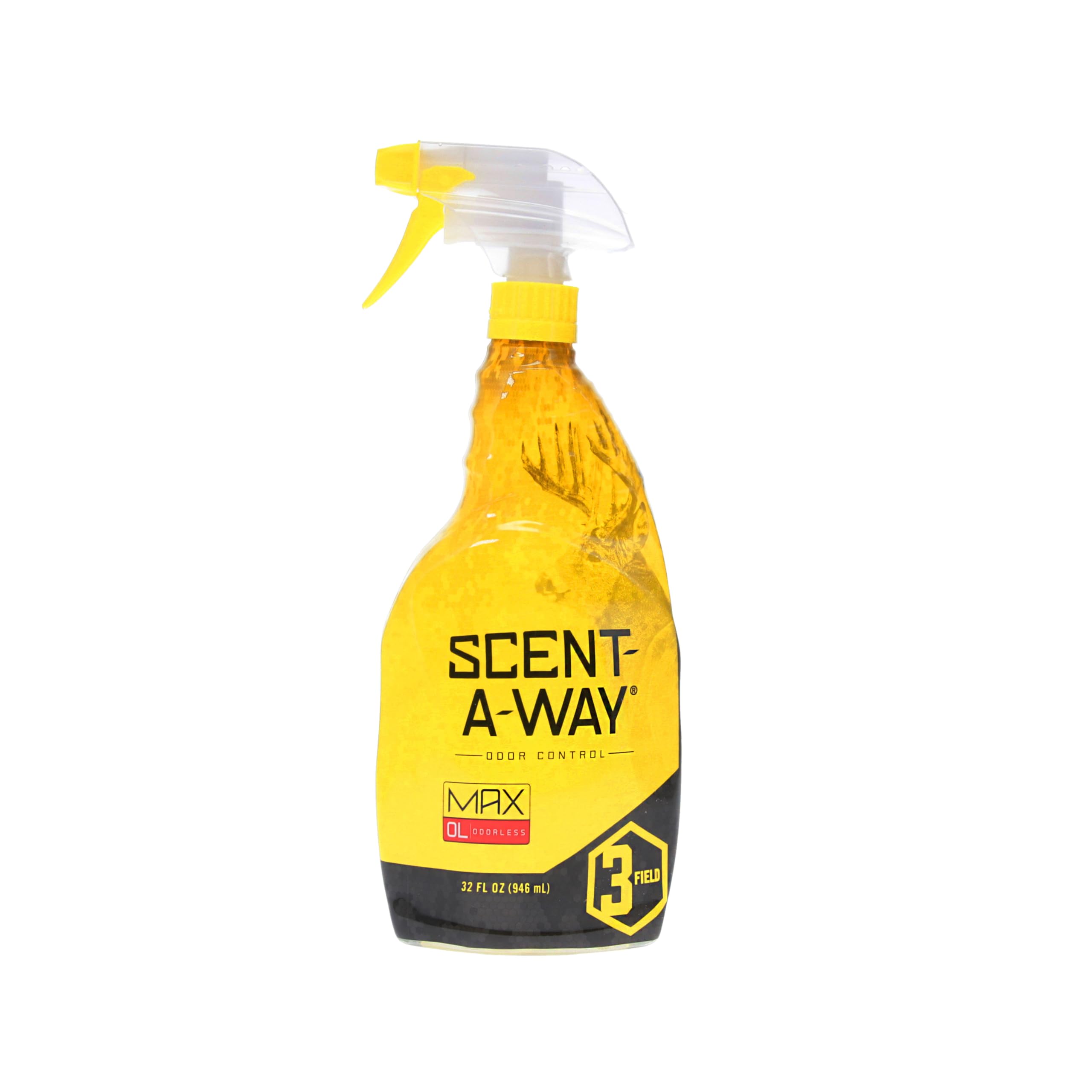 Saw Max odorless spray 32 oz bottle for field odor control by Hunters Specialties