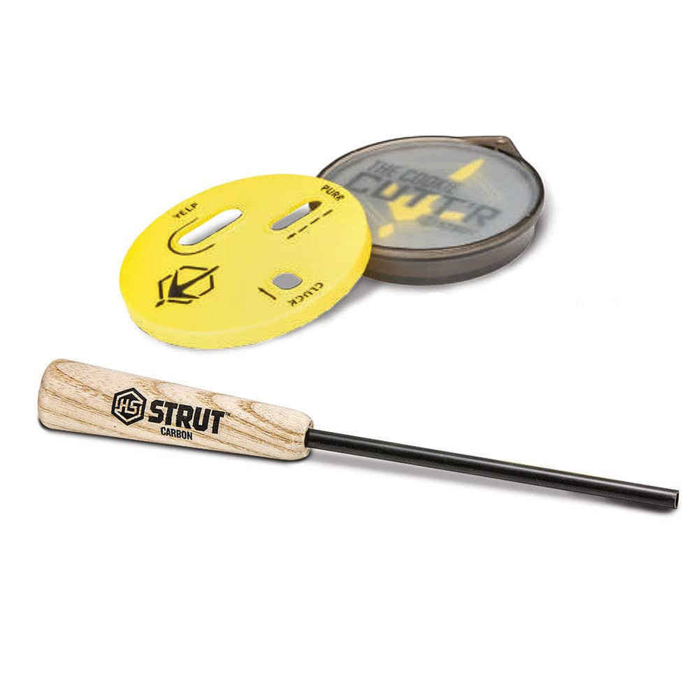 Hunters Specialties Strut Cookie Cutt'R Combo Glass Pot Call for precise calls in the field