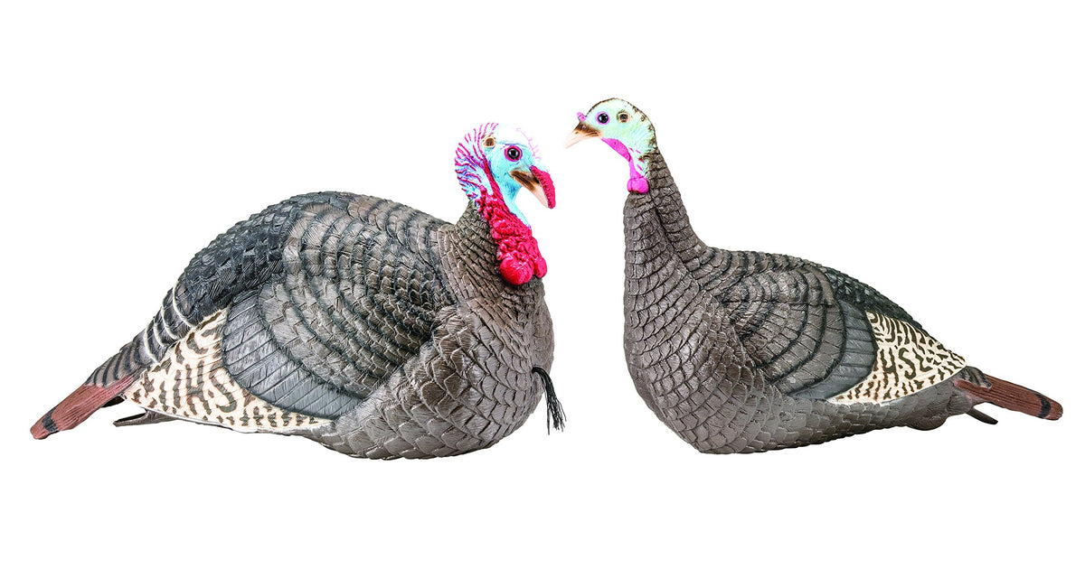 Hunters Specialties Strut-Lite Jake decoy with hollow body attracts gobblers during realistic tom calls.