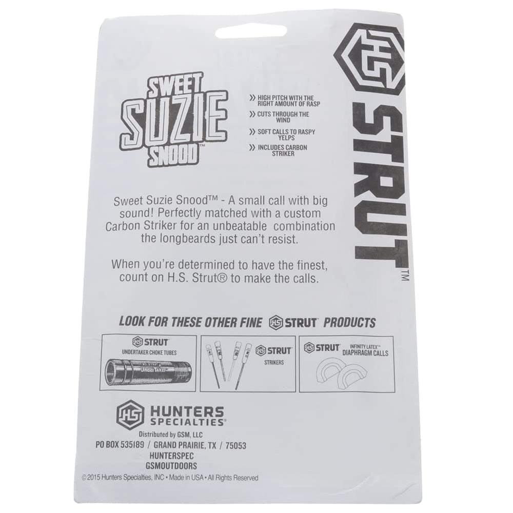Hunters Specialties Strut Suzie Snood USA-made quality you can trust.