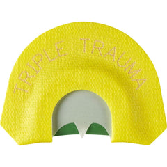 Hunters Specialties Strut Triple Trauma diaphragm close-up displaying three ultra-thin reeds for raspy turkey calls