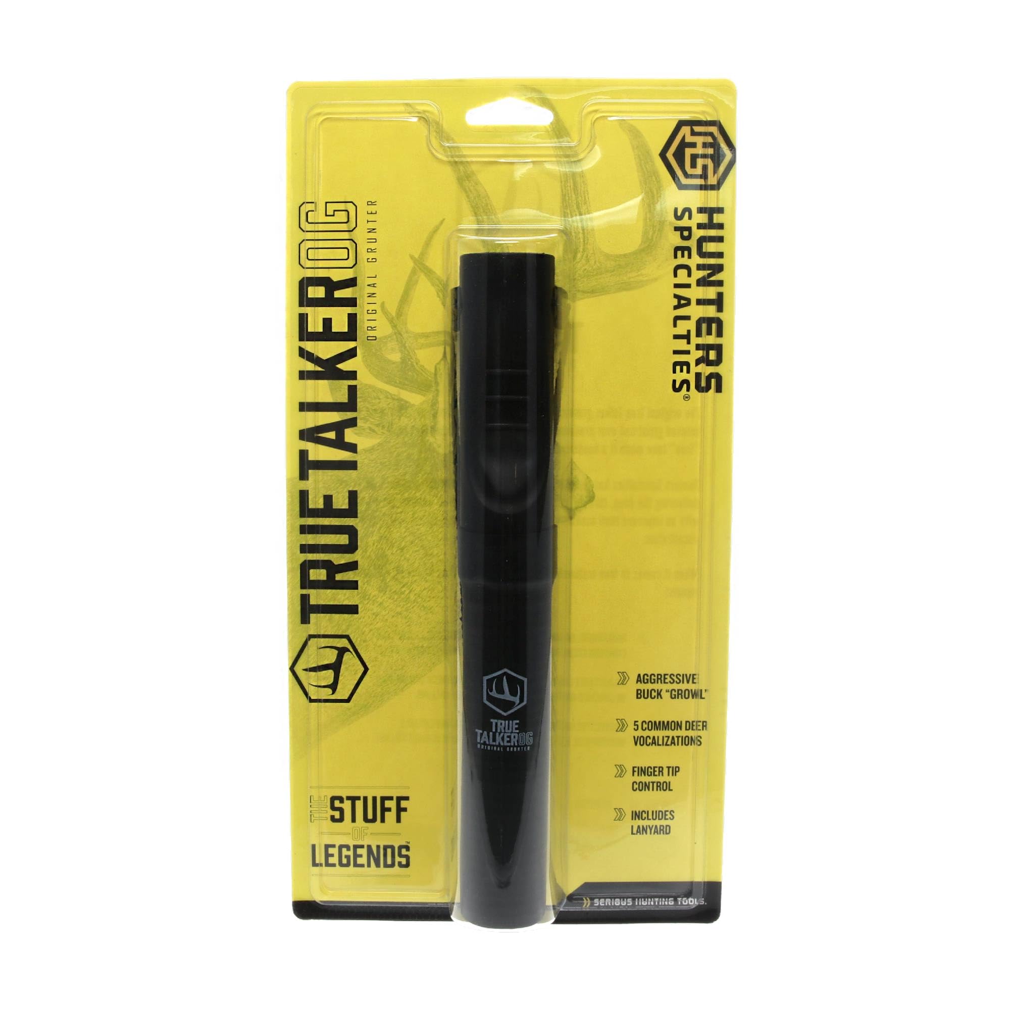 Hunters Specialties True Talker OG lanyard attachment for quick field access.