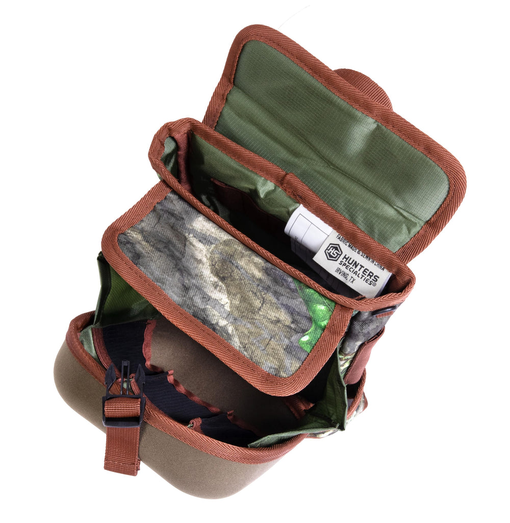 Hunters Specialties chest pack with shoulder-strap detail for stable movement