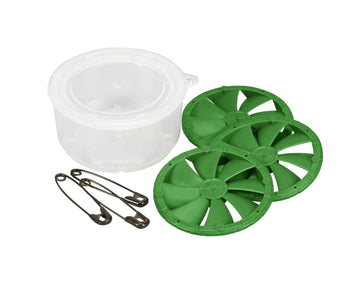 Hunters Specialties Wafer Blades shown with Blade Driver to boost scent dispersal