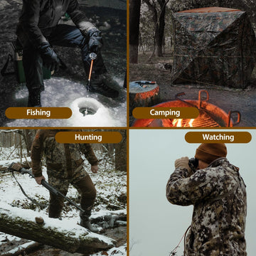 Hunthor insulated boot covers drawstring-adjusted fit and easy-on access