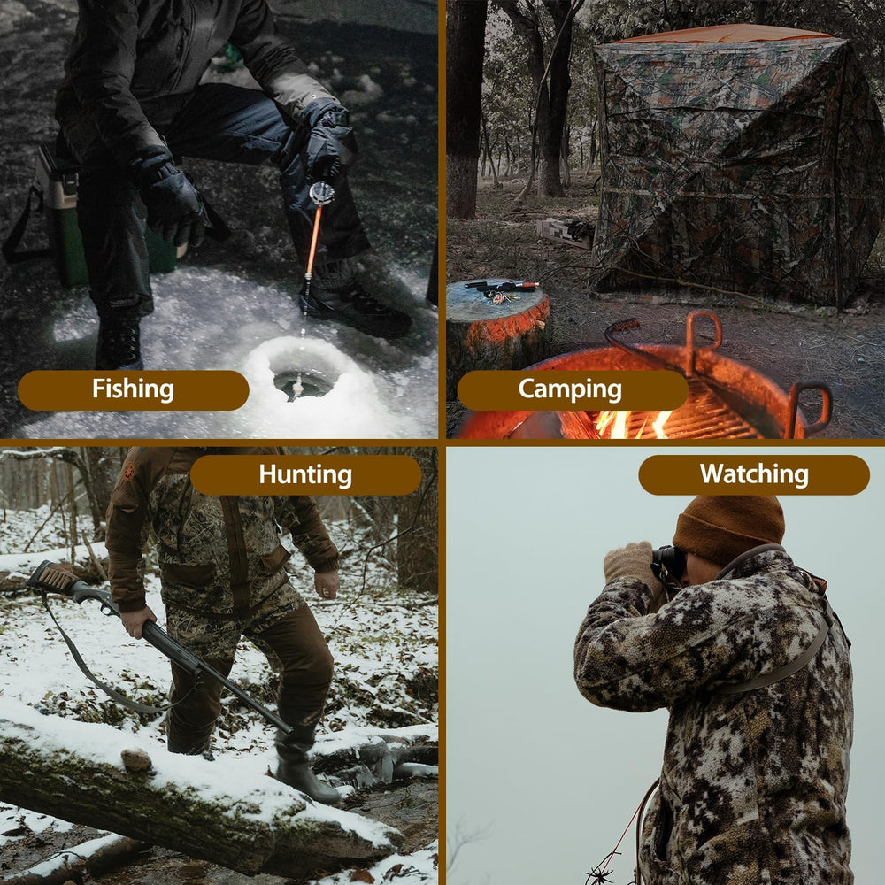 Hunthor insulated boot covers drawstring-adjusted fit and easy-on access