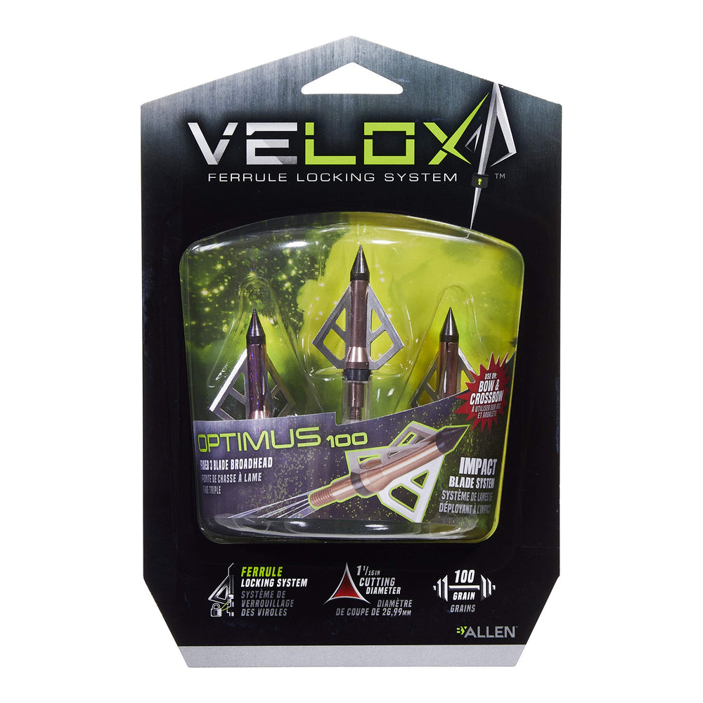 Broadheads suitable for hunting deer and turkey