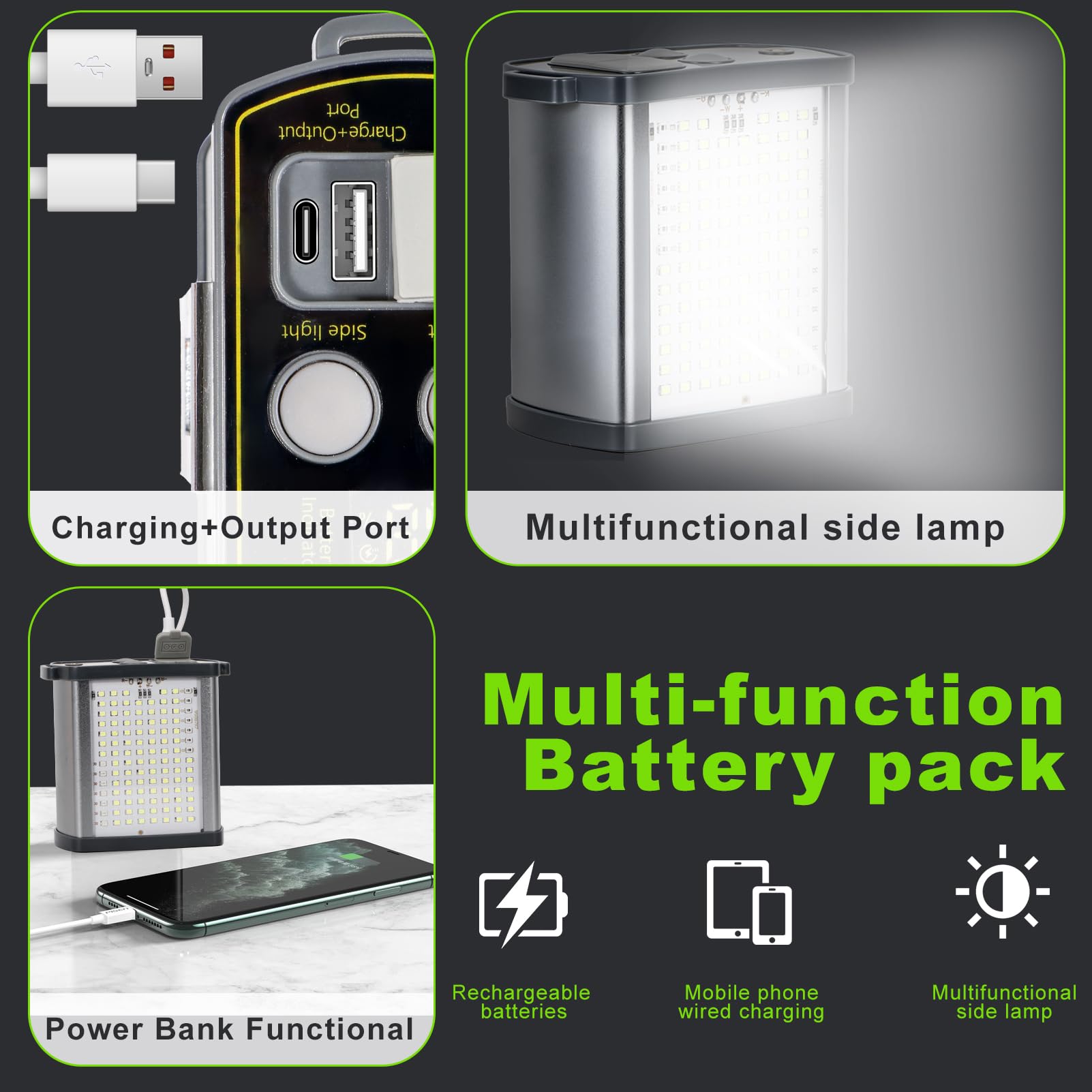 Hunting Friends 40W headlamp 20000mAh battery for long runtime
