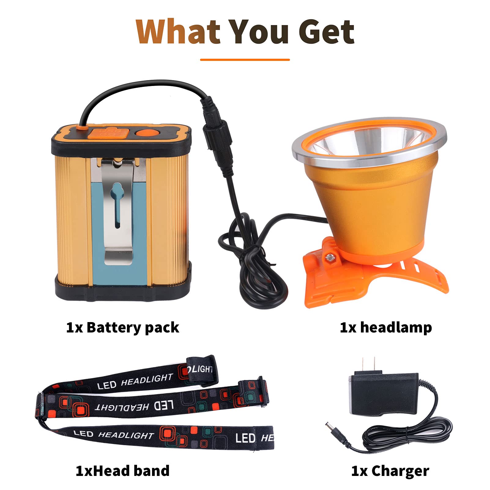 Hunting Friends headlamp dual color options for different conditions.