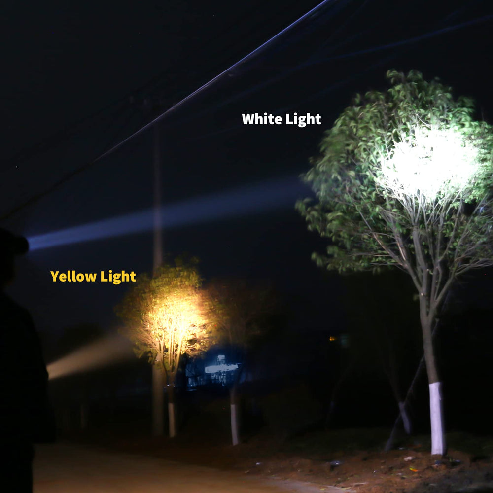Hunting Friends headlamp in-use while hunting demonstrates hands-free illumination.