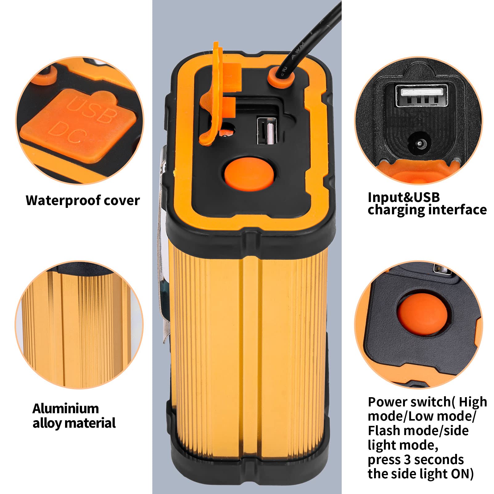 Hunting Friends headlamp IPX4 waterproof for wet outdoor use.