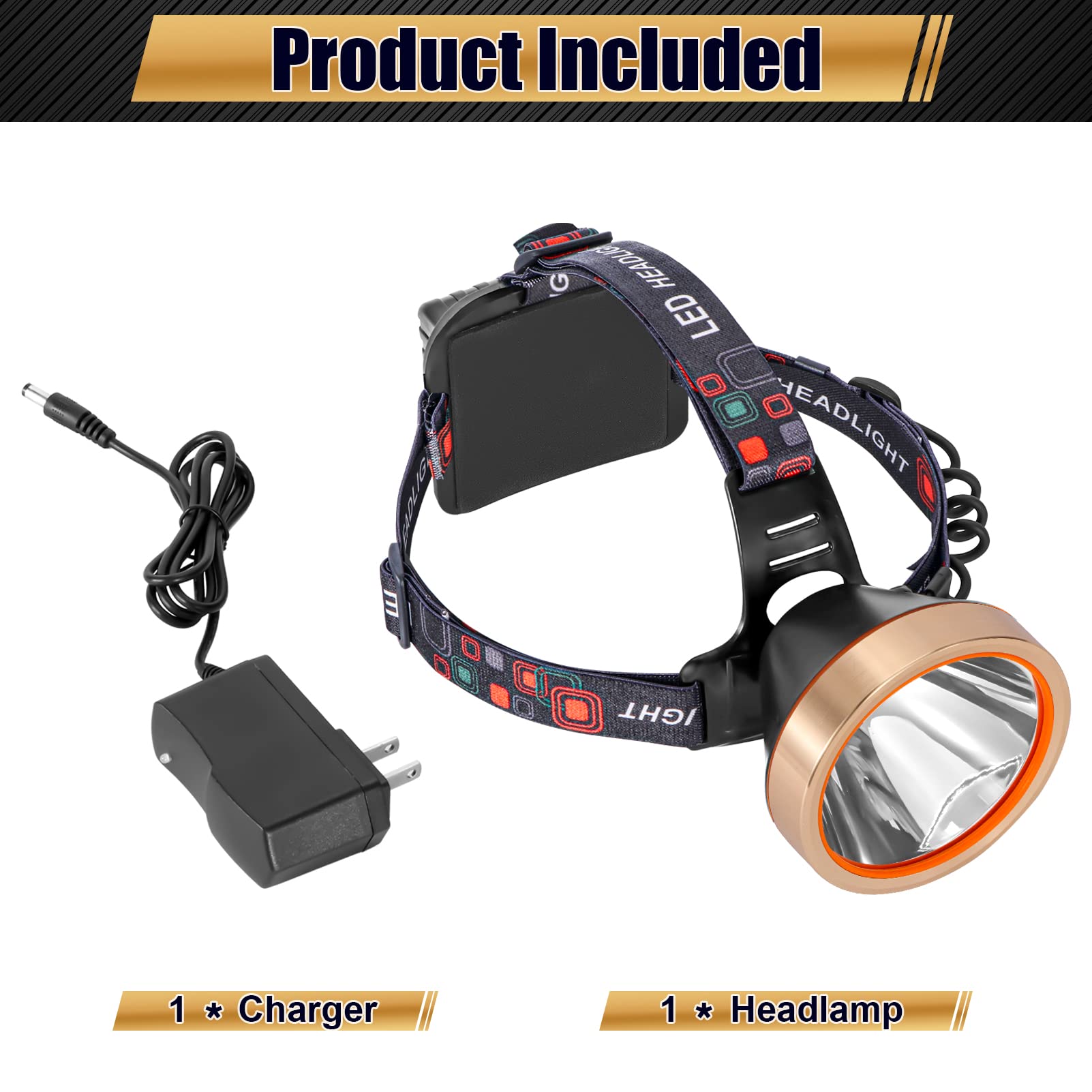 Hunting Friends rechargeable headlamp features easy charging port for quick re-use.