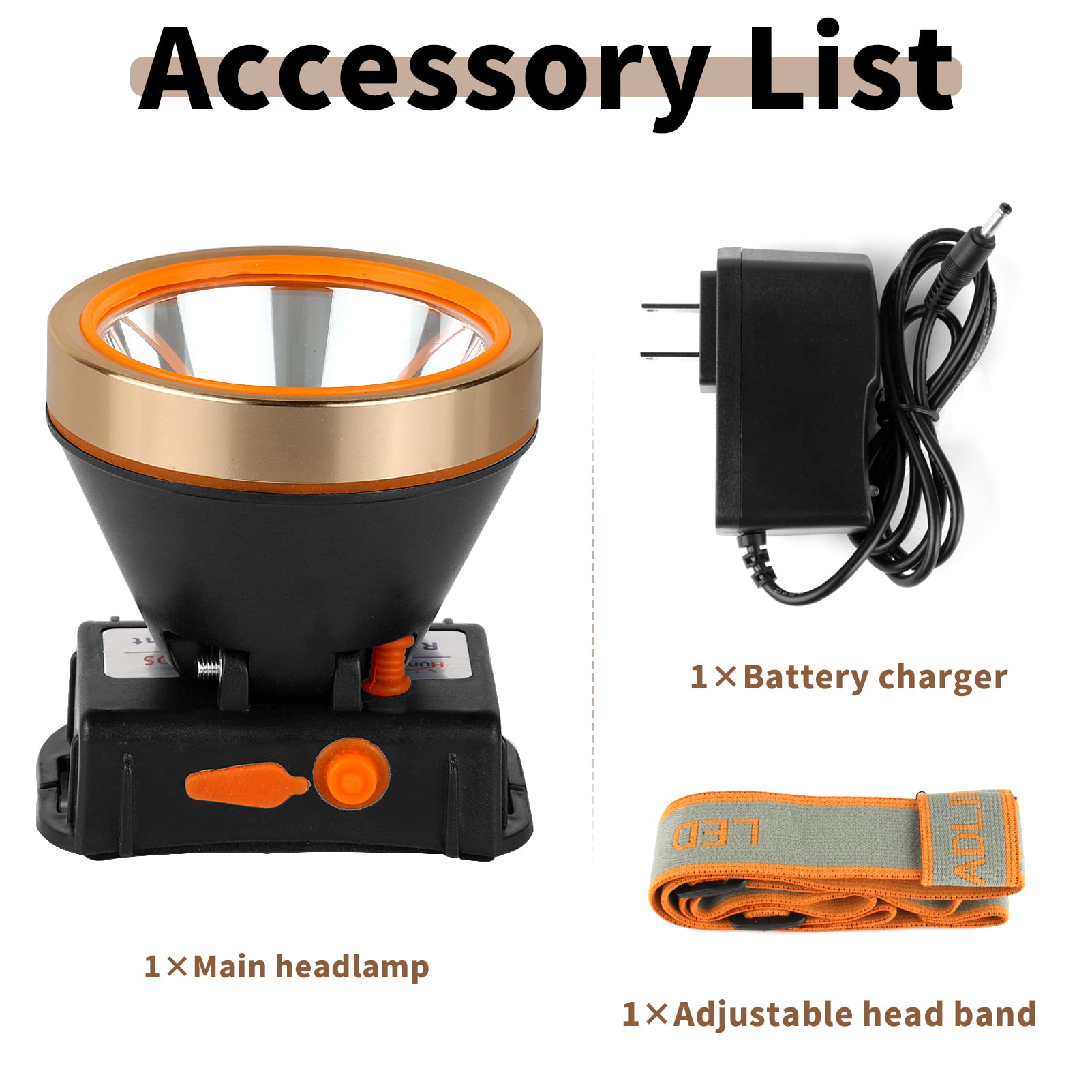 Hunting Friends IPX5 waterproof headlamp in rain-ready outdoor use