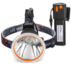 Hunting Friends headlamp front view shows ergonomic design for comfortable long use.
