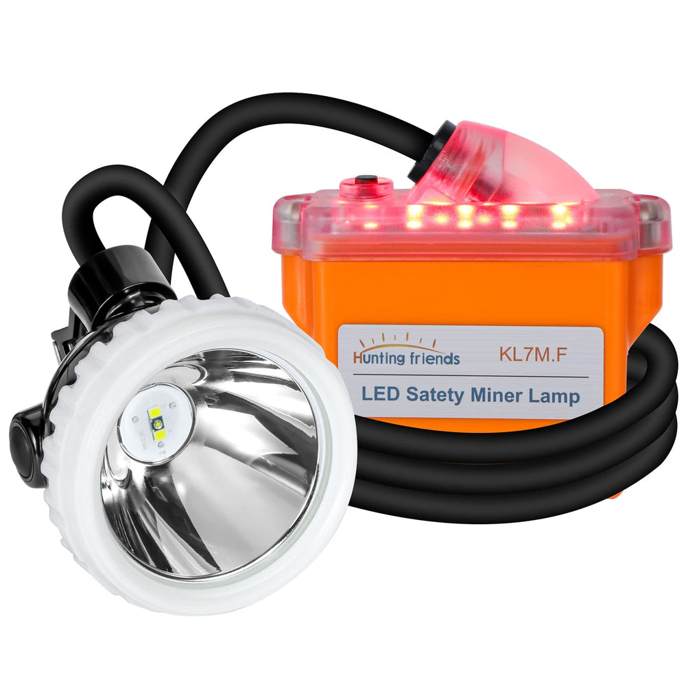 Hunting Friends KL7M.F headlamp bright beam in underground work scenario