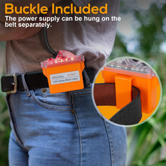 Hunting Friends KL7M.F headlamp on hard hat for hands-free visibility
