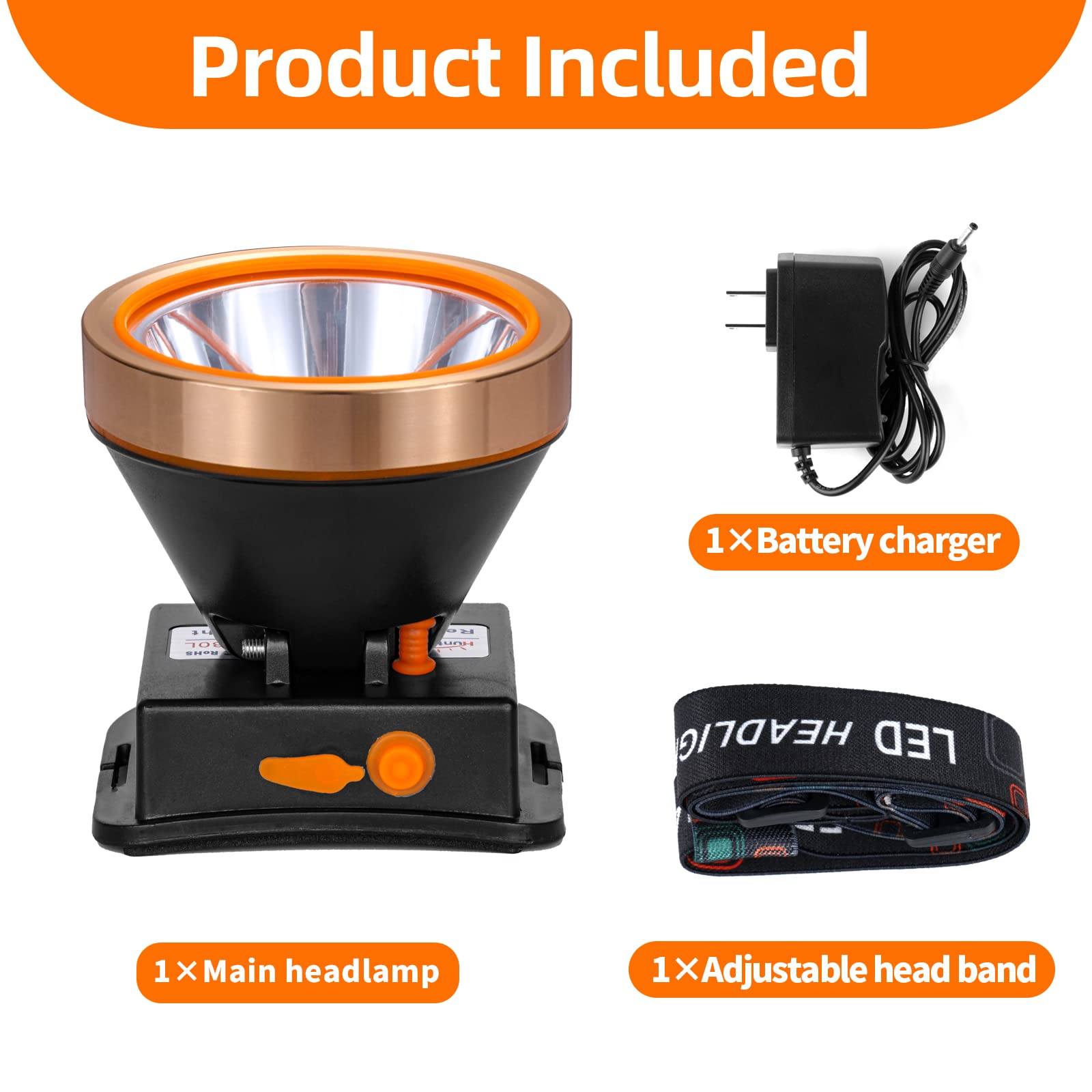 Hunting Friends rechargeable headlamp charging for easy power management