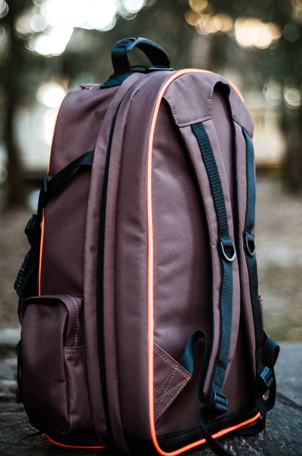 Huntley Equestrian Deluxe Backpack adjustable shoulder straps for comfortable wear.