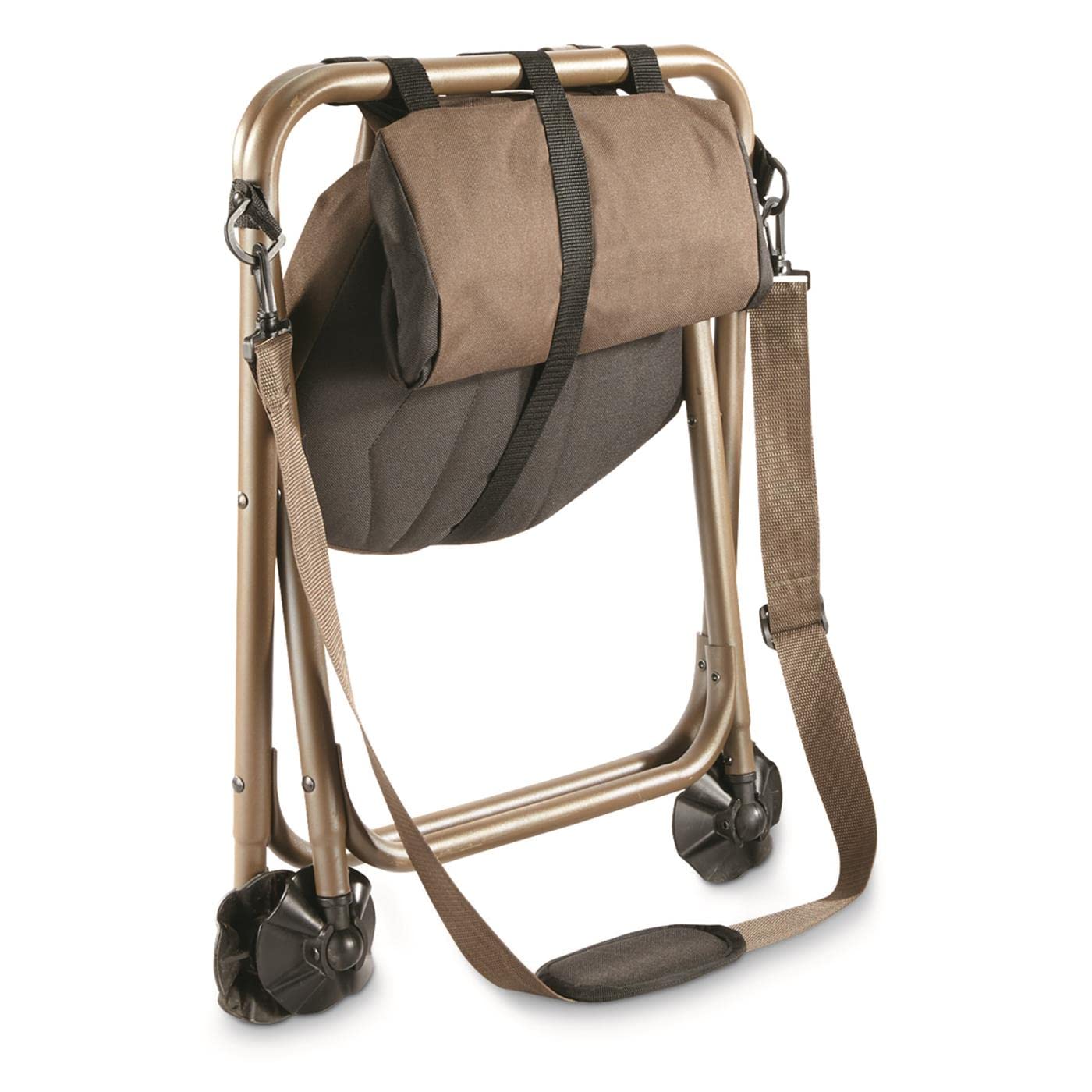 Huntrite supports up to 300 lbs for sturdy seating in field